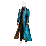 Devil May Cry 3: Dante's Awakening Vergil Cosplay Costume Trench Halloween Suit Becostume
