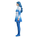 Descendants The Rise of Red Chloe Cosplay Costume Gradient Blue Halloween Outfit Becostume
