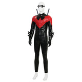 New 52 Comic Nightwing Dick Grayson Cosplay Costume Red Suit Cosplay Becostume