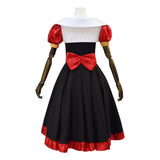 Alice in Wonderland Queen of Hearts Dress Fancy Halloween Woman Kids Outfit Becostume