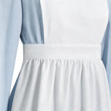 Women Little House on the Prairie Laura Ingalls Wilder Costume Blue Pioneer Prairie Dress