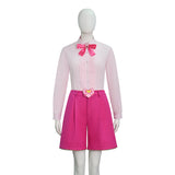 Descendants 5 Pink Hearts Cosplay Costume Princess Pink Costume Halloween Outfit Becostume