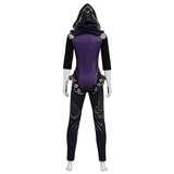 Apex Legends Ash Laced Lethality Skin Cosplay Costume Ash Black Suit Becostume