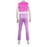Kpop Demon Hunters Saja Boys Mystery Cosplay Costume Pink Suit Becostume