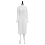 Andor Season 2 Mon Mothma White Cosplay Costume Halloween Outfit Becostume