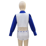 Star Dallas Cowboy Cheerleader Costume Kids High School Cheerleading Uniform Becostume