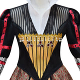 Alice in Wonderland Queen of Hearts Dress Fancy Halloween Woman Kids Outfit Becostume