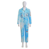 Descendants: The Rise of Red Teen Hook Cosplay Costume Blue Halloween Jumpsuit Becostume
