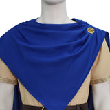 The Odyssey Odysseus Cosplay Costume Blue Cape Ancient Roman Toga Suit Becostume