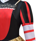 Queen of Hearts Costume Women Deluxe Red Queen Costume Royal Halloween Dress
