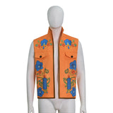 Descendants Wicked Wonderland Luis Madrigal Cosplay Costume Orange Vest Becostume