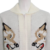 Project Hail Mary Ryan Gosling Cosplay Costume Rocky Grace Zipper Knit Print Sweater Becostume