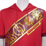 Zombies 5 Ray Cosplay Costume Hoodie Men Red Outfit Carnival Stage Show Becostume