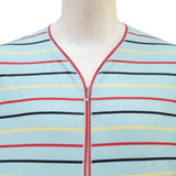 15th Doctor Who Ncuti Gatwa Lining Striped Shirt Navy Pants Halloween Outfit Becostume