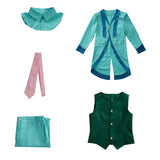 Wicked For Good Wizard Fiyero Cosplay Blue Cosplay Costume Halloween Suit BEcostume