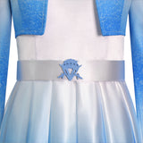 Descendants The Rise of Red Chloe Cosplay Costume Gradient Blue Halloween Outfit Becostume