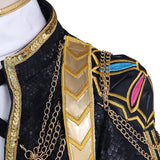 Kpop Demon Hunters Rumi Cosplay Costume Black Golden Halloween Huntrix Outfit Becostume