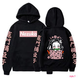 Anime Demon Slayer Hoodie Costume Jacket Sweatshirt Sweater Pullover Fleece Suit Becostume