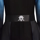 Descendants Wicked Wonderland Evil Cosplay Costume Black Blue Gradient Outfit Becostume