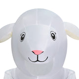Inflatable White Sheep Inflatable Costume Lamb Funny Blow Up Suit Halloween Party Carnival
