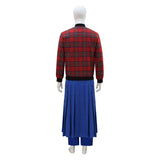 15th Doctor Ncuti Gatwa 2025 New Season Cosplay Costume Doctor Who Red Plaid Set