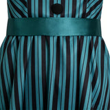 Haunted Mansion Maid Anna Jones Cosplay Costume Striped Dress Halloween Outfit Becostume