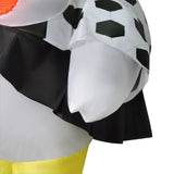 Soccer Cheerleader Goose Inflatable Cosplay Costume Funny Blow Up Party Suit Becostume
