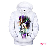 Anime Solo Levelling Hoodie Hoodie Sweatshirt Cosplay Costume Sung Jin Woo Manga Becostume