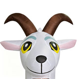 Inflatable White Goat Cosplay Costume Funny Halloween Party Suit Becostume