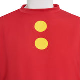 The Seven Grumpy Dwarfs Cosplay Costume Snow White Seven Dwarfs Red Halloween Suit