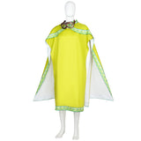 Super Mario Green Desert Poncho With Goggles Cosplay Costume Luigi Outfit Becostume