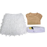 White Chicks White Flamingo Cosplay Costume Women Halloween Party Fancy Dress Becostume