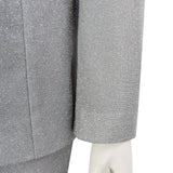 Austin Powers: International Man of Mystery Evil Doctor Cosplay Costume Silver Sequins BEcostume