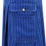 15th Doctor Ncuti Gatwa Cosplay Costume Season 2 of Doctor Who Striped Denim Suit Becostume
