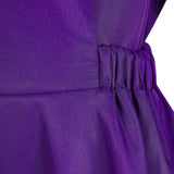 The Testaments Agnes Cosplay Costume Women Purple Halloween Outfit Becostume