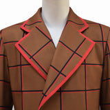 15th Doctor Ncuti Gatwa 2025 New Season Cosplay Costume Doctor Who Brown Plaid Clothing