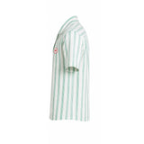 Obsession Movie Cassell Cosplay Costume Green White Striped Short Sleeve Shirt Becostume