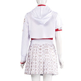 Zombies 4 Women Kids Nova Cosplay Costume White Uniform Halloween Outfit Becostume