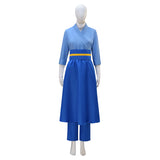 Star Wars Andor Season1 Leida Mothma Cosplay Costume Blue Halloween Suit Becostume