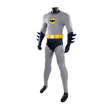 1966 Adam West Batman Cosplay Costume Retro Batsuit Halloween Outfit Becostume