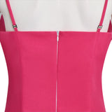 Legally Blonde Elle Woods Replica Cosplay Costume Pink Dress With Bow Outfit Becostume