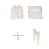 Star Wars Sheltay Retrac Cosplay Costume White Dress Halloween Suit Becostume