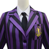 Enid Sinclair School Uniform The Addams Family Wednesday Purple Dress Cosplay Costumes