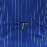 15th Doctor Ncuti Gatwa Cosplay Costume Season 2 of Doctor Who Striped Denim Suit Becostume