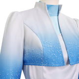 Descendants The Rise of Red Chloe Cosplay Costume Gradient Blue Halloween Outfit Becostume