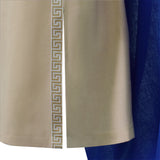The Odyssey Odysseus Cosplay Costume Blue Cape Ancient Roman Toga Suit Becostume