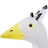 Soccer Cheerleader Goose Inflatable Cosplay Costume Funny Blow Up Party Suit Becostume