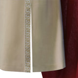 The Odyssey Odysseus Cosplay Costume Red Cape Ancient Roman Toga Suit Becostume