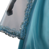 Frankenstein Elizabeth Cosplay Costume Blue Dress Halloween Outfit Becostume