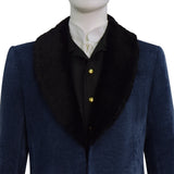 A Christmas Carol Ebenezer Scrooge Cosplay Costume Johnny Victorian Dark Blue Coat Becostume
